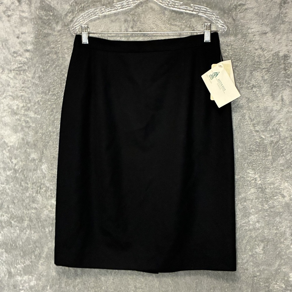 Vtg Austin Reed Womens Worsted Wool Pencil Skirt 14 Classic Chic Old Money NWT